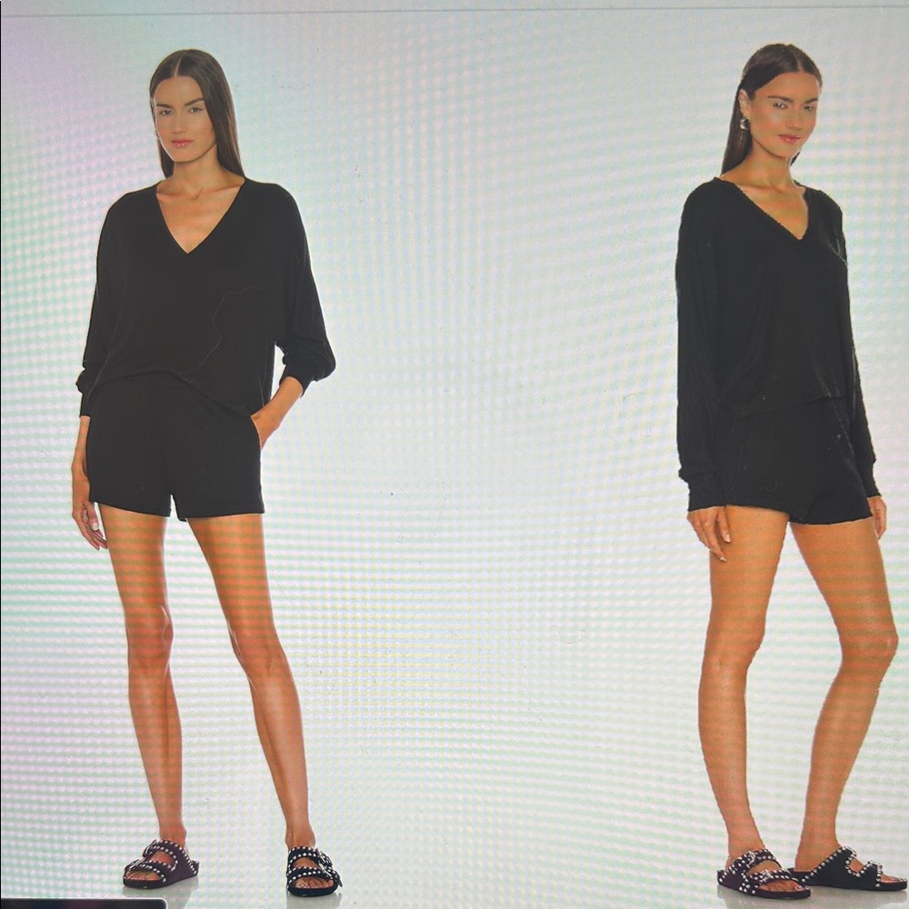 Rag & Bone The Knit Lounge Set Color-Black